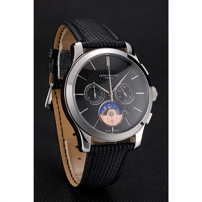 - PATEKPHILIPPE-CP-CHRONOGRAPH - Quartz - Black Dial - Men's Watch