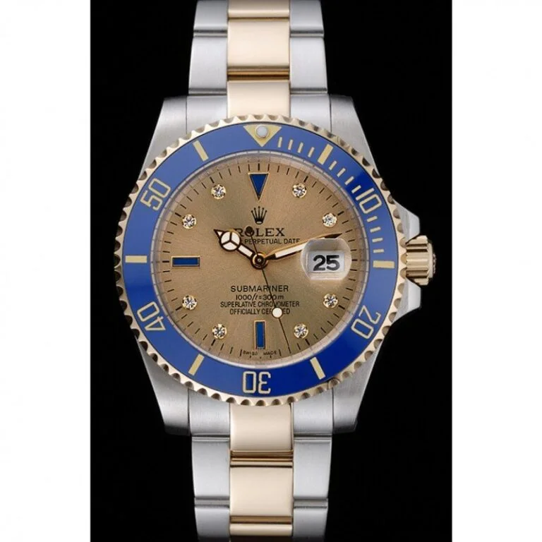 Rolex Submariner 42mm Gold Dial rl55 Super Clone