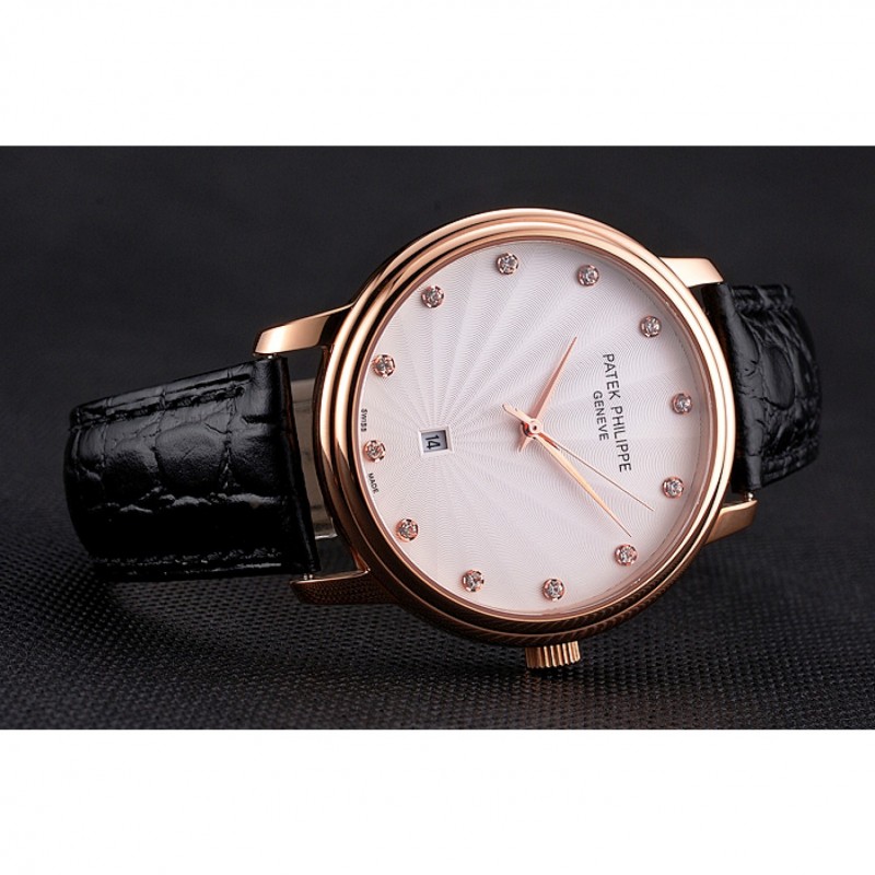 Patek Philippe Calatrava 15202ST.OO.1240ST.01 | Quartz | 18k Rose-Gold Plated | Replica Watch