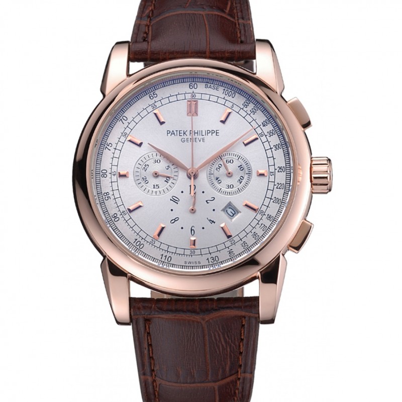 Patek Philippe Grand Complications 622261 Replica Watch, Quartz Movement, 18k Rose-Gold Plated
