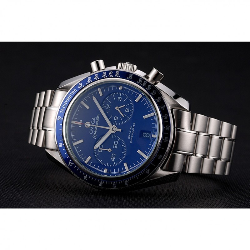 Omega Speedmaster 622802 - Quartz - Blue Dial - Men's Replica Watch