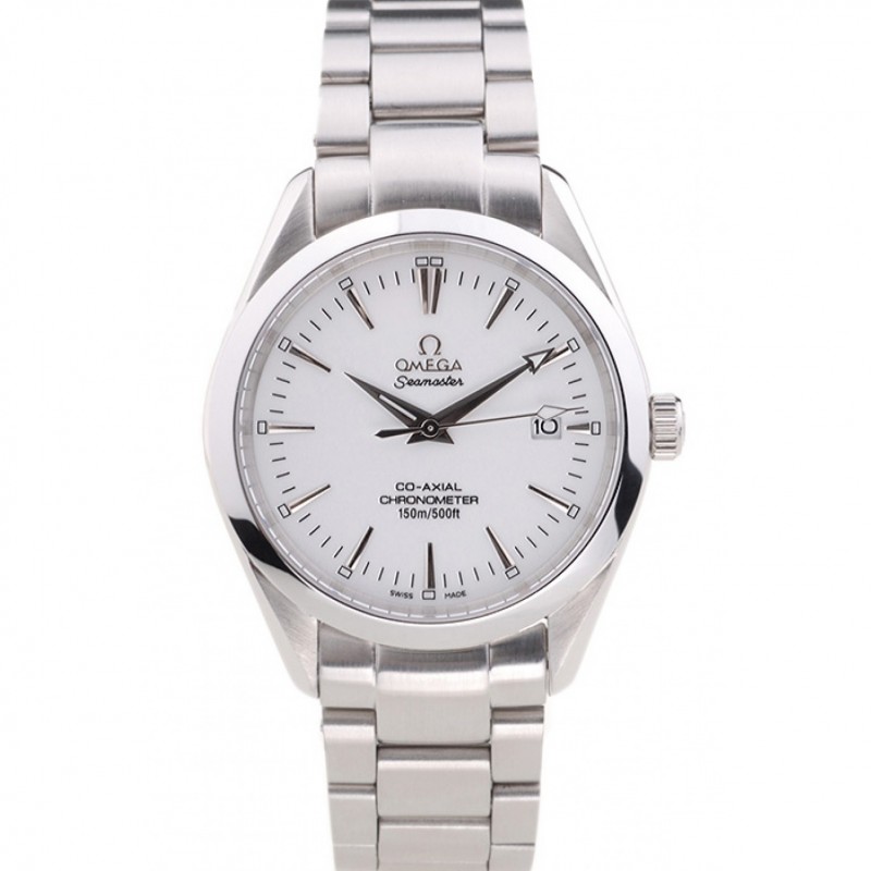 Omega Seamaster Quartz Replica Watch, Silver Dial, Stainless Steel Case, Automatic Movement OM15
