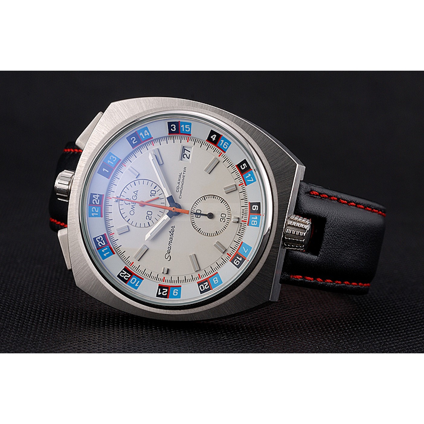 -OMEGA-SEAMASTER-622825 - Quartz Chronograph Replica Watch - Black Dial - Japanese Movement