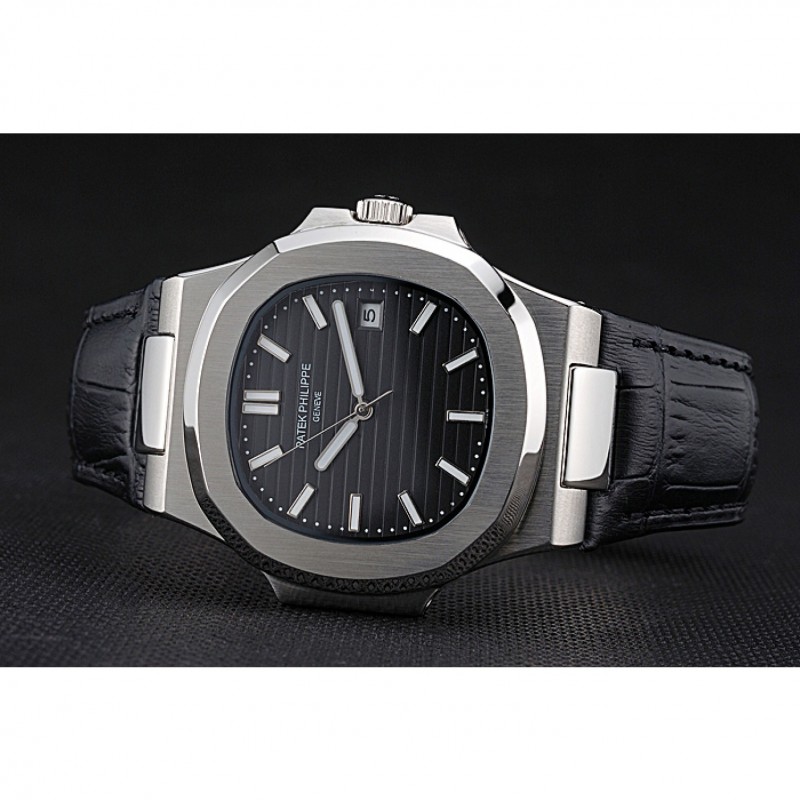 Bvlgari Nautilus Replica Watch, Kinetic Automatic, Black Dial, SS Case, Model No
