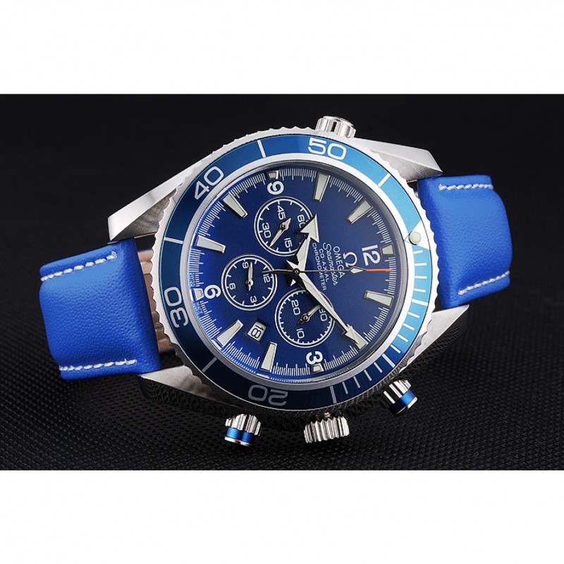 Omega Seamaster Professional James Bond Replica Watch, Quartz Movement, Blue Ceramic Bezel