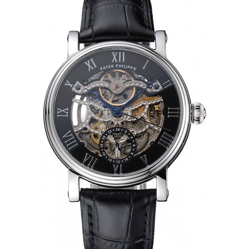 Patek Philippe Grand Complications 1453812 Replica Watch, Automatic, Black Dial, Sapphire Crystal
