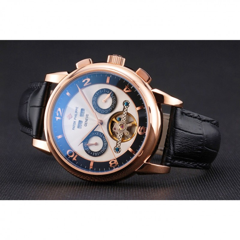 -PP-Perpetual-Coll-Replica Watch - Automatic - 18k Rose-Gold - Sapphire Crystal - Men