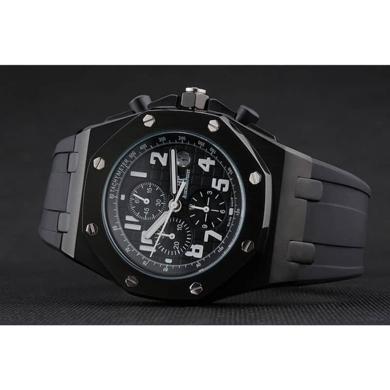 -AP170-AP-RO-Offshore Quartz Replica Watch - Black Dial - Men