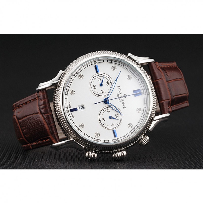 Patek Philippe Chronograph - 15202ST.OO.1240ST.01 - Automatic - White Dial - Men's Replica Watch