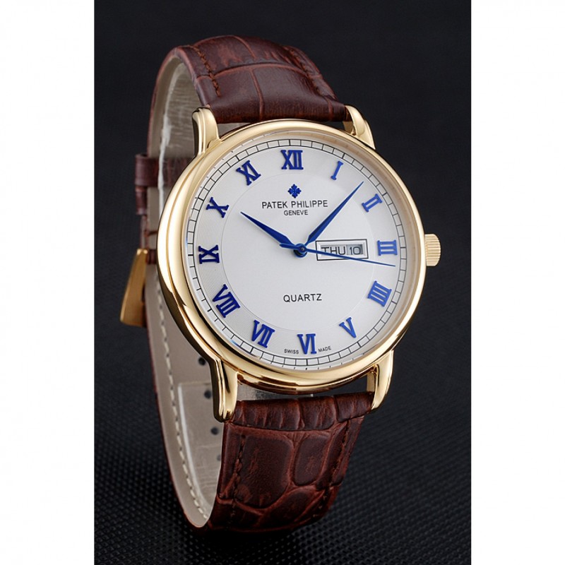 - PATEK PHILIPPE CALATRAVA 1454057 - Quartz - White Dial Replica Watch