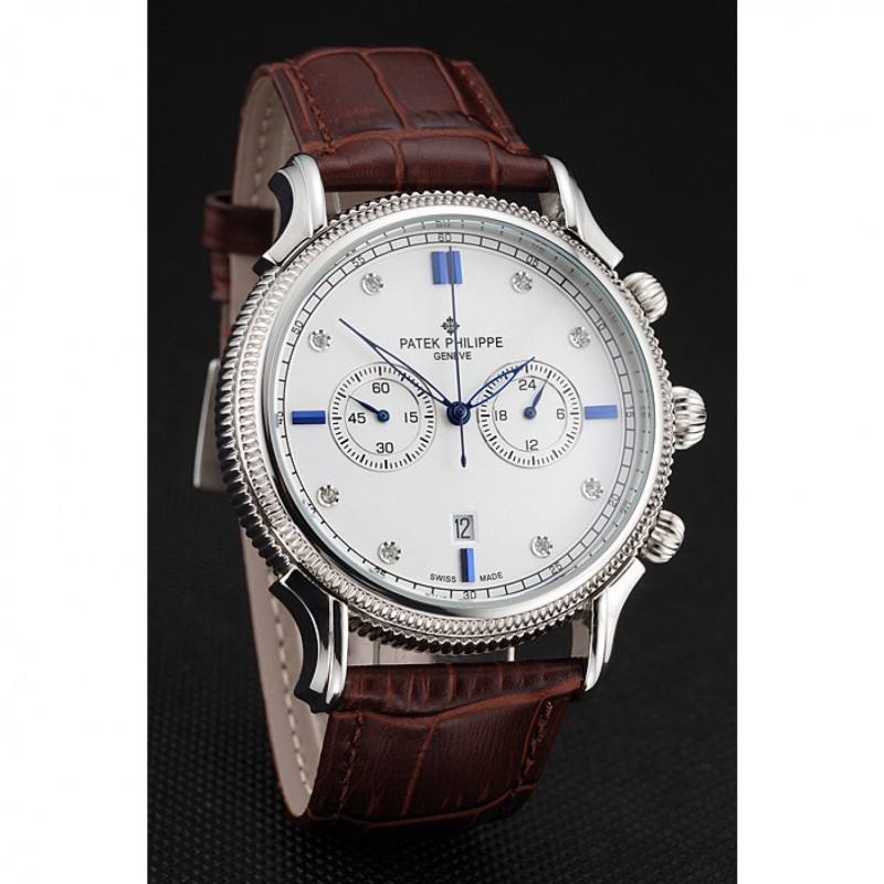 Patek Philippe Chronograph - 15202ST.OO.1240ST.01 - Automatic - White Dial - Men's Replica Watch