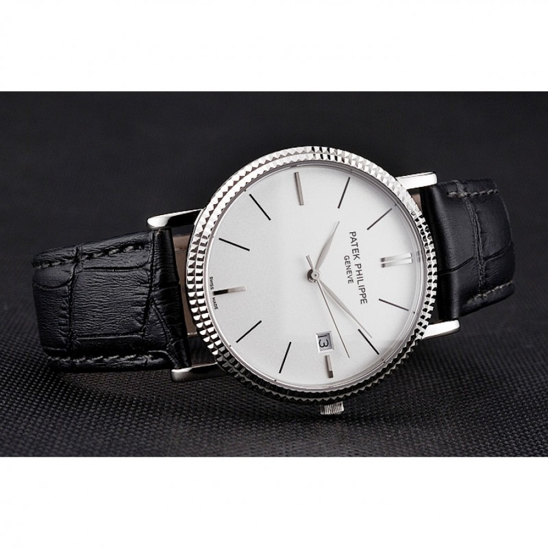 Patek Philippe Calatrava 15202ST.OO.1240ST.01 Quartz | Men's Watch | White Dial | Black Band