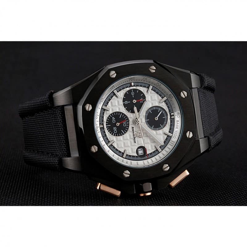 Audemars Piguet RO Offshore 621432 Quartz Japanese Silver Dial Replica Watch