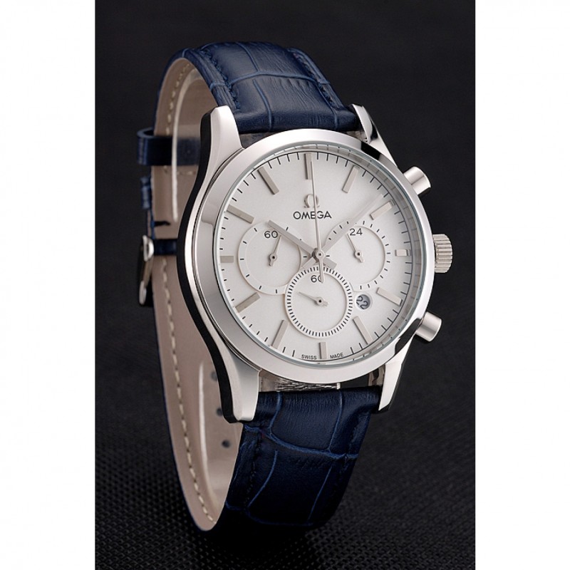 Omega Chronograph Watch, 15202ST.OO.1240ST.01, Automatic, White Dial, Replica Watch