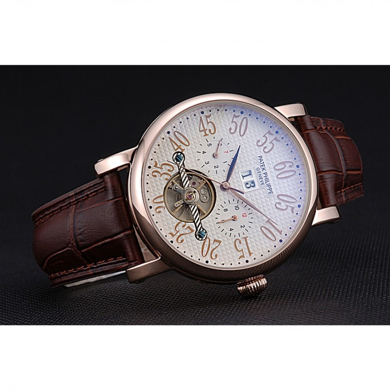 Patek Philippe Grand Complications 622255 - Automatic - 18k Rose-Gold Plated - White Dial - Replica