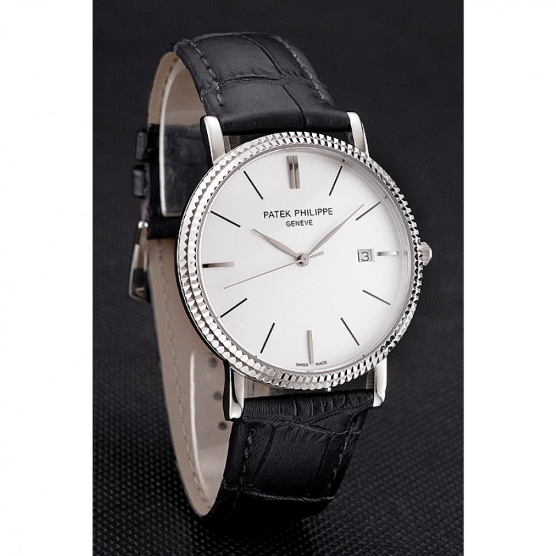 Patek Philippe Calatrava 15202ST.OO.1240ST.01 Quartz | Men's Watch | White Dial | Black Band