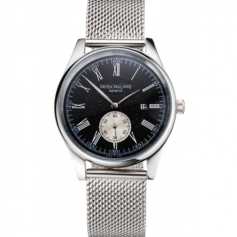 Patek Philippe Calatrava Replica Watch, Automatic Movement, Silver Dial, Steel Case, Model