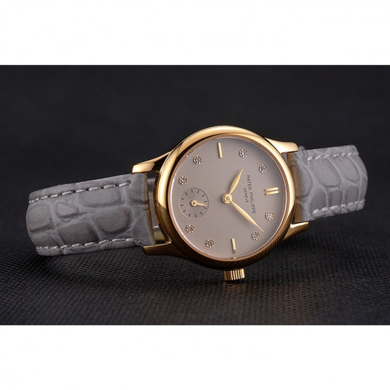Patek Philippe Calatrava Replica Watch, Quartz Movement, 18K Yellow Gold Case, Model