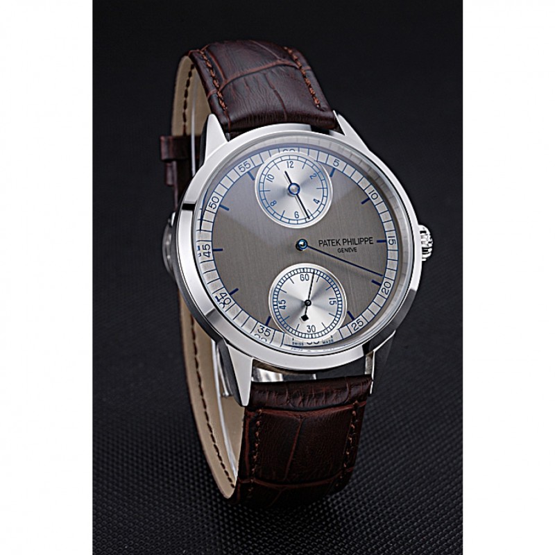 Patek Philippe Complications 622147 Replica Watch, Automatic Kinetic, Silver Dial, Polished SS