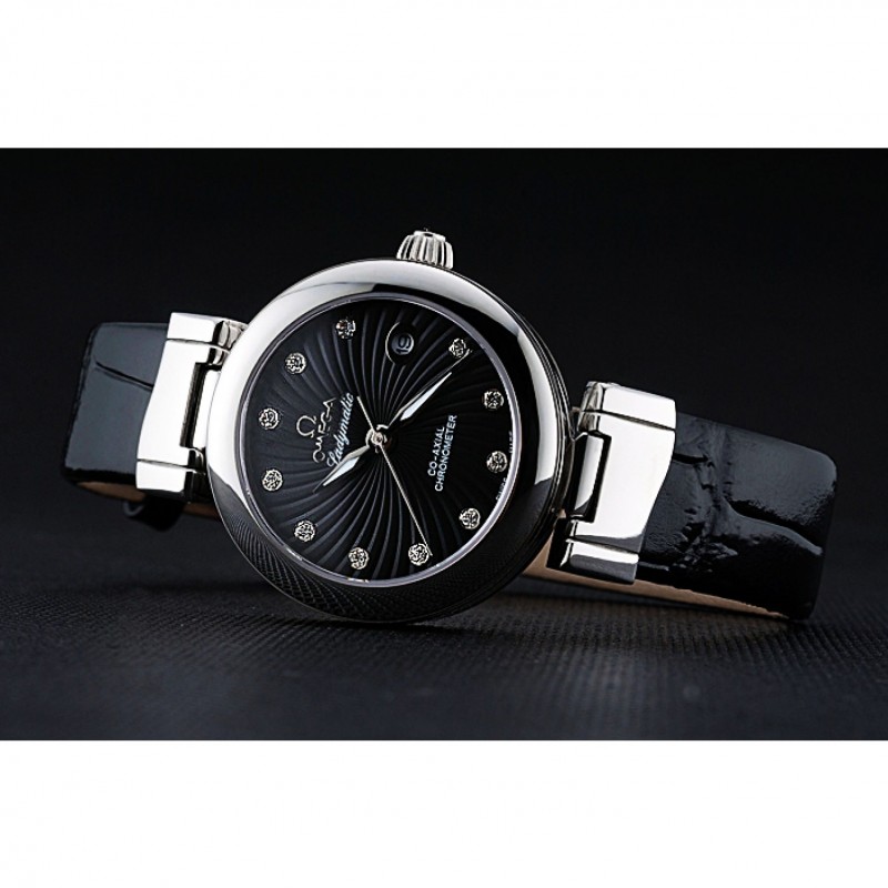 622458 - Omega Ladymatic Deville Replica Watch - Automatic - Black Dial