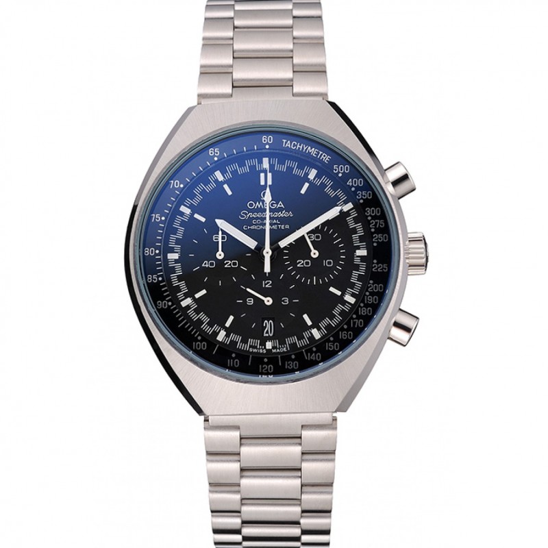 Omega Speedmaster 622810 Replica Watch - Quartz, Brushed Steel, Black Dial