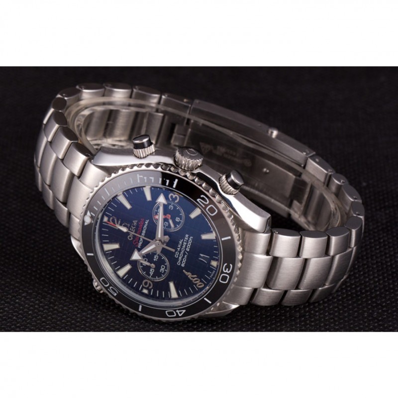 Omega Seamaster James Bond Skyfall 621377 Replica Watch, Quartz, Black Dial, Stainless Steel Case