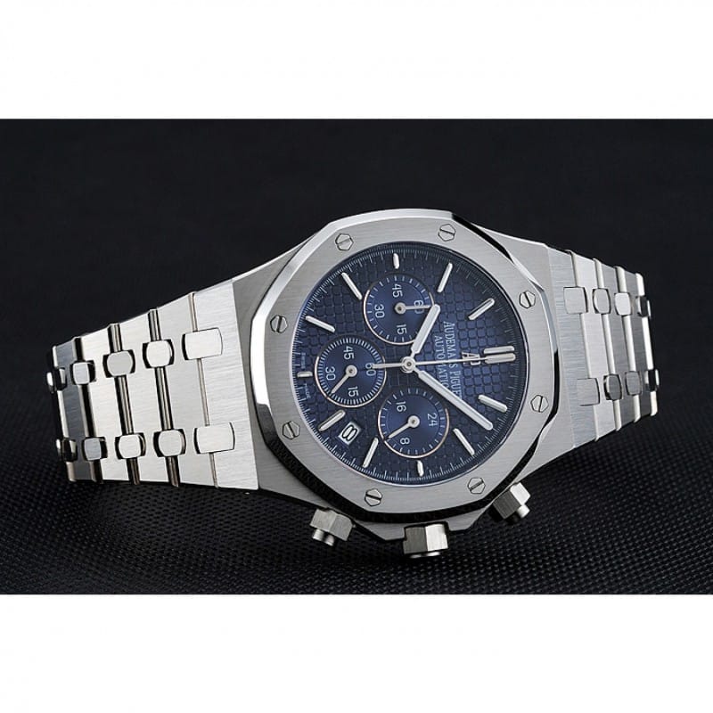 -APRO-ROA1454028 - Audemars Piguet Royal Oak Chronograph - Blue Dial - Men's Quartz Watch