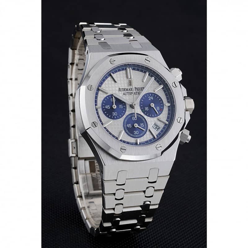 Audemars Piguet Royal Oak Chrono Quartz Replica Watch, White Dial, 52x42mm, Men's Automatic