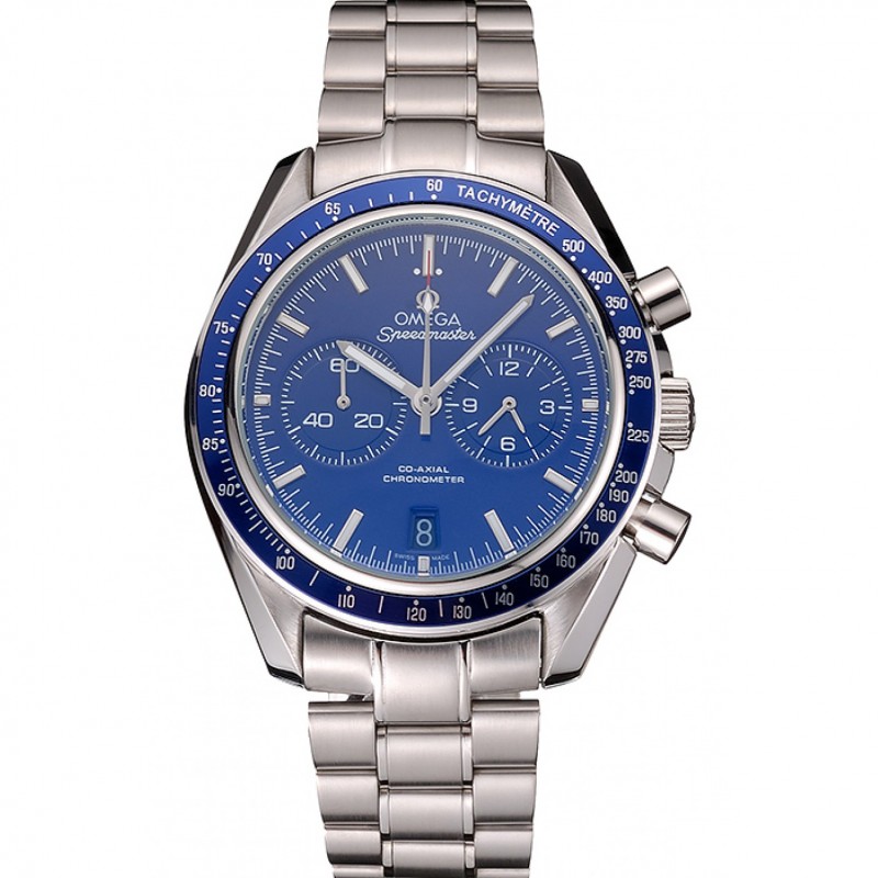 Omega Speedmaster 622802 - Quartz - Blue Dial - Men's Replica Watch
