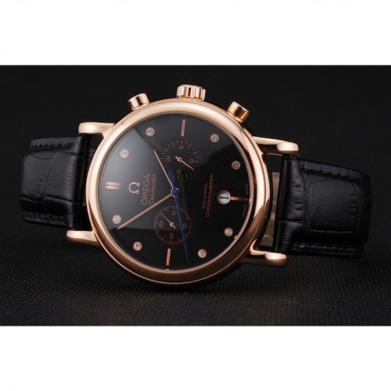 Omega Seamaster | 15202ST.OO.1240ST.01 | Automatic | 18k Rose-Gold Plated Case | Black Dial | Men's