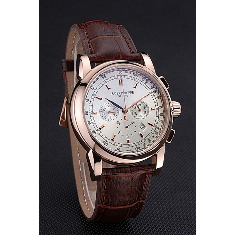 Patek Philippe Grand Complications 622261 Replica Watch, Quartz Movement, 18k Rose-Gold Plated