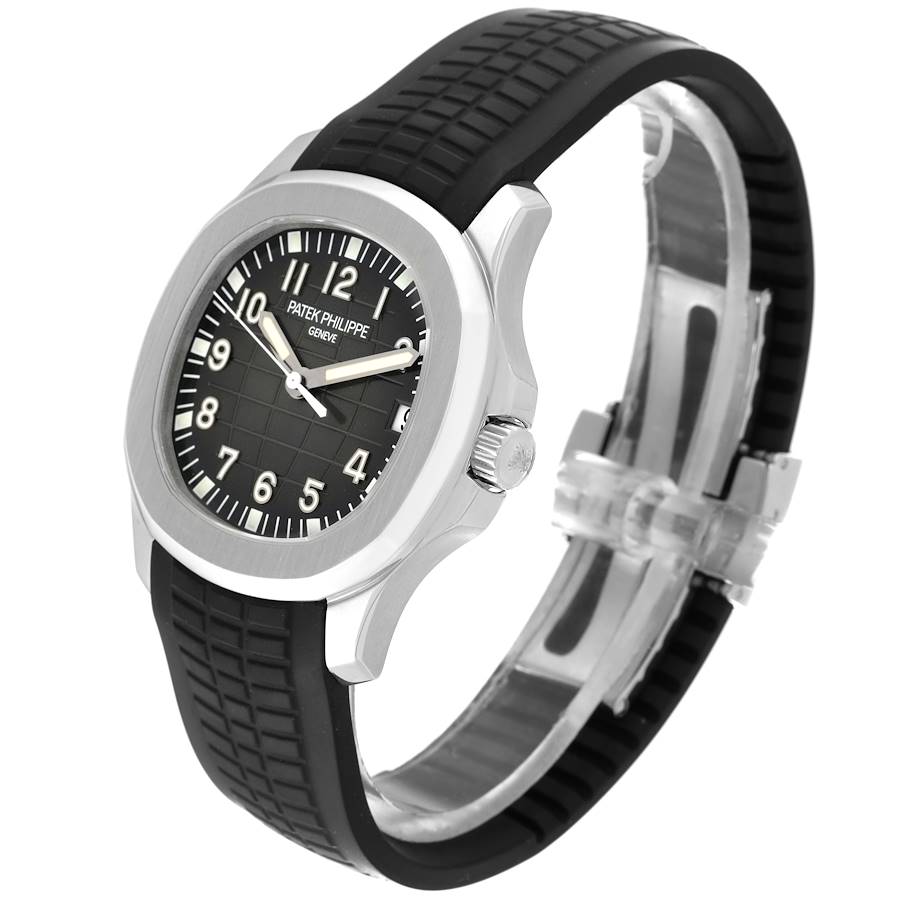 Aquanaut 5168G 42mm SS/RU 3KF Best Edition Gray Dial on Black Rubber Strap V3 330SC