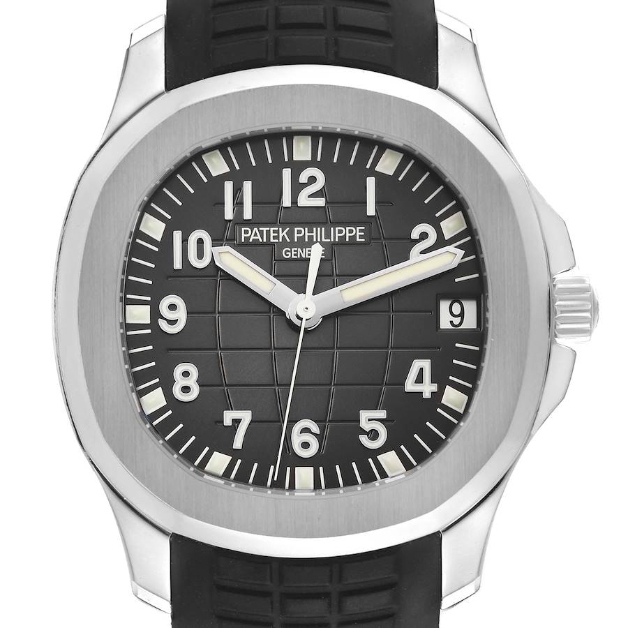 Aquanaut 5168G 42mm SS/RU 3KF Best Edition Gray Dial on Black Rubber Strap V3 330SC