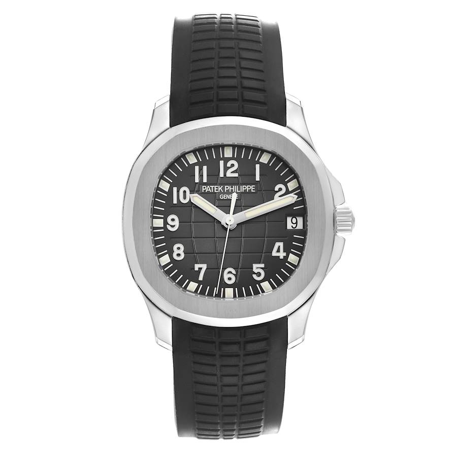 Aquanaut 5168G 42mm SS/RU 3KF Best Edition Gray Dial on Black Rubber Strap V3 330SC