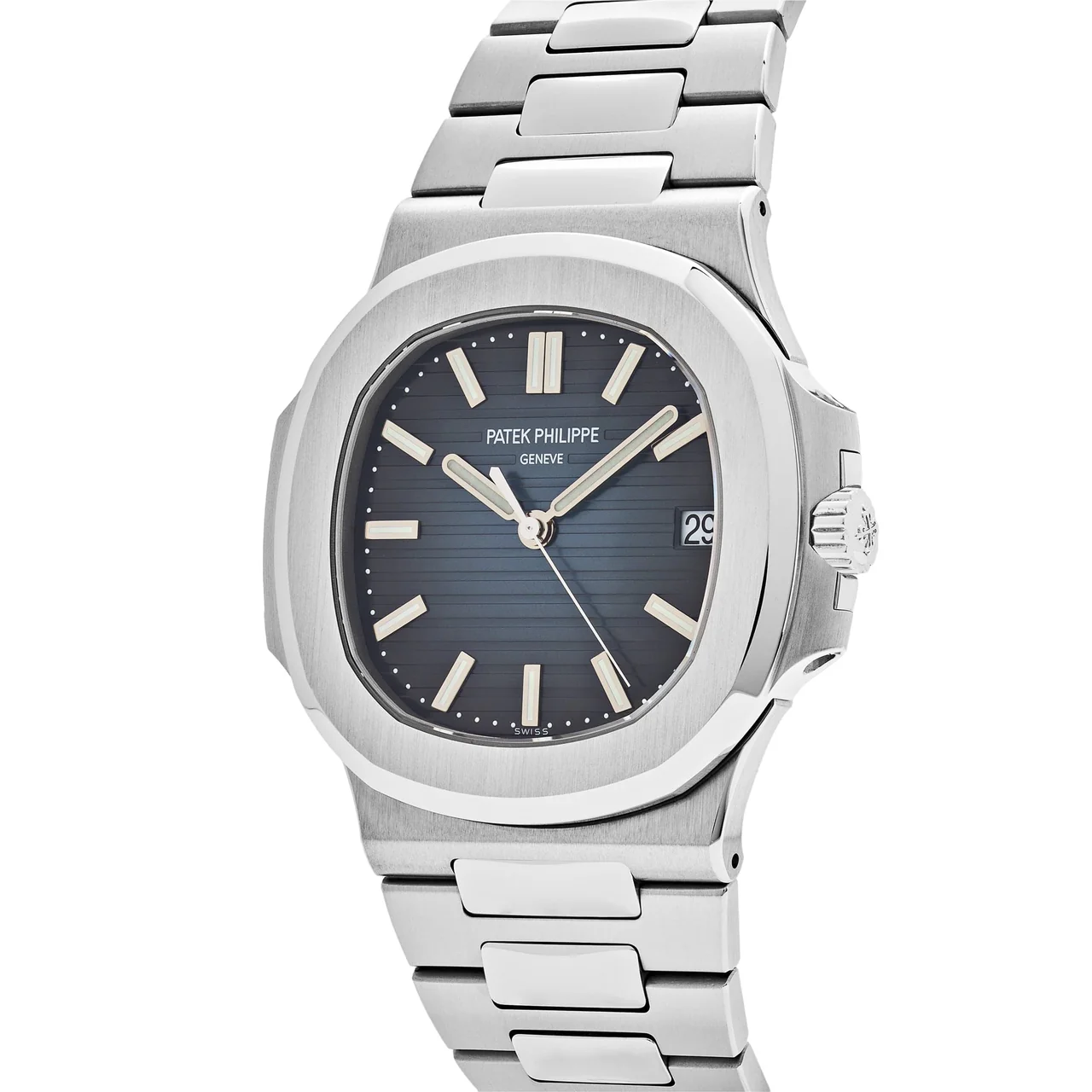 Nautilus 5711/1A 3KF 1:1 Best Edition Blue Textured Dial on SS Bracelet A324 Super Clone