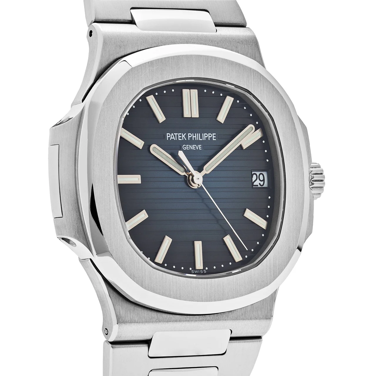 Nautilus 5711/1A 3KF 1:1 Best Edition Blue Textured Dial on SS Bracelet A324 Super Clone