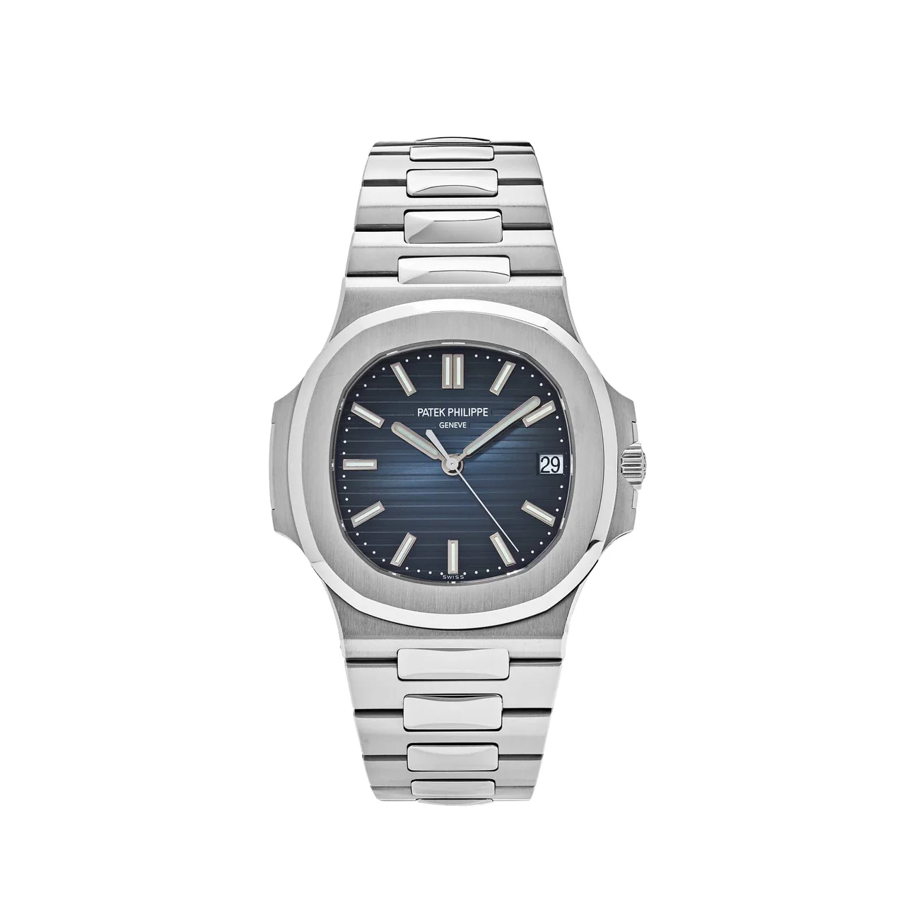 Nautilus 5711/1A 3KF 1:1 Best Edition Blue Textured Dial on SS Bracelet A324 Super Clone