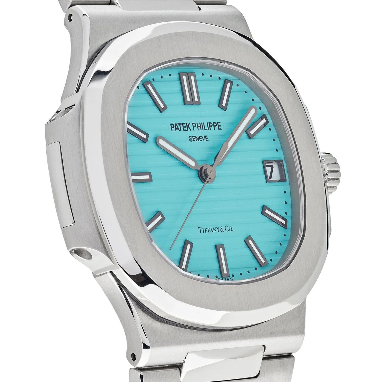 Nautilus 5711 3KF 1:1 Best Edition Tiffany Blue Dial on SS Bracelet A324 Super Clone V2