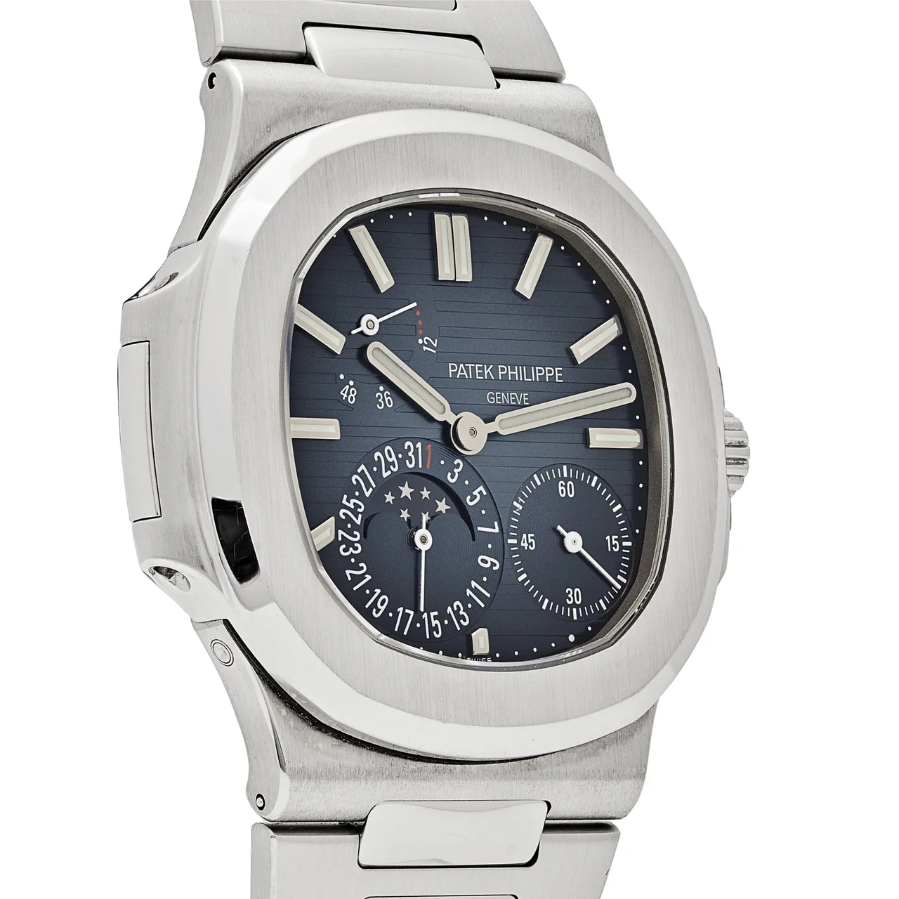 Nautilus 5712 PPF SS 1:1 Best Edition Blue Dial on SS Bracelet A240 Super Clone