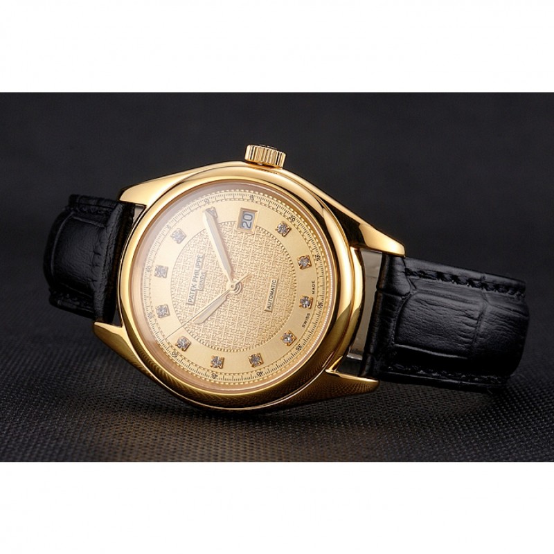 Patek Philippe Calatrava Automatic 18k Yellow Gold Replica Watch, Model 15202ST.OO.1240ST.01