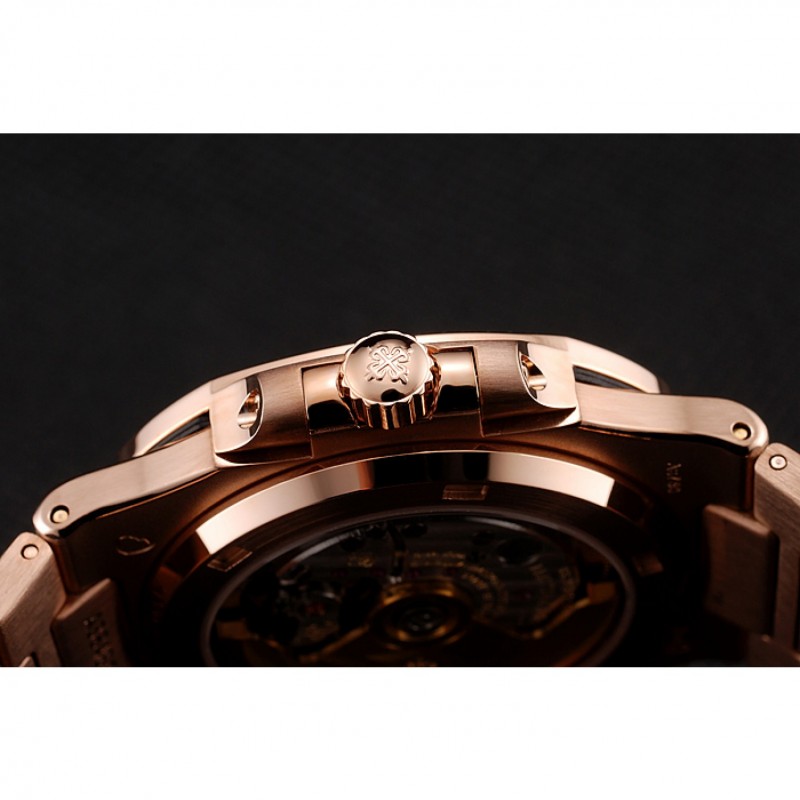 Patek Philippe Nautilus 1453949 Automatic Watch, Japanese Movement, 18K Rose-Gold Case, Sapphire