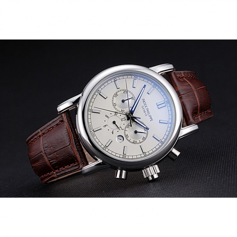 Patek Philippe Grand Complications 622264 Quartz Silver Dial Men's Replica Watch