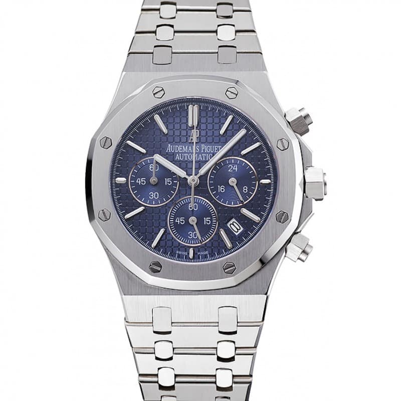 -APRO-ROA1454028 - Audemars Piguet Royal Oak Chronograph - Blue Dial - Men's Quartz Watch