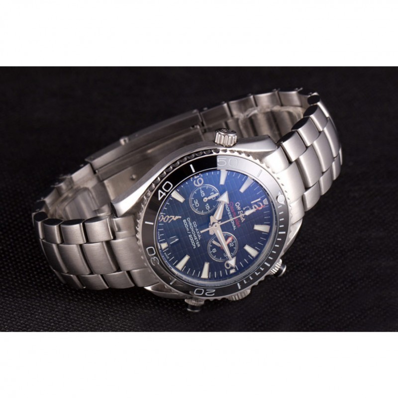 Omega Seamaster James Bond Skyfall 621377 Replica Watch, Quartz, Black Dial, Stainless Steel Case