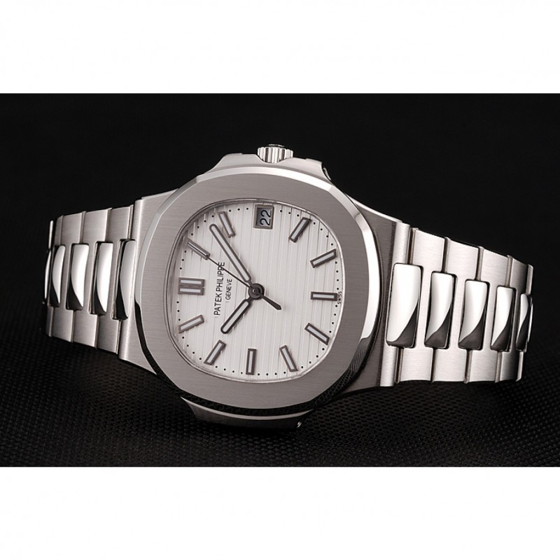 Patek Philippe Nautilus 1453946 Replica Watch Automatic Movement Silver Dial Polished Steel Case
