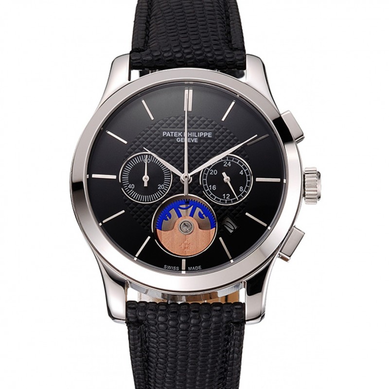 - PATEKPHILIPPE-CP-CHRONOGRAPH - Quartz - Black Dial - Men's Watch