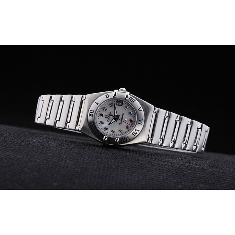 Omega Constellation Quartz Watch, Silver Dial, Stainless Steel Case & Bracelet, Model