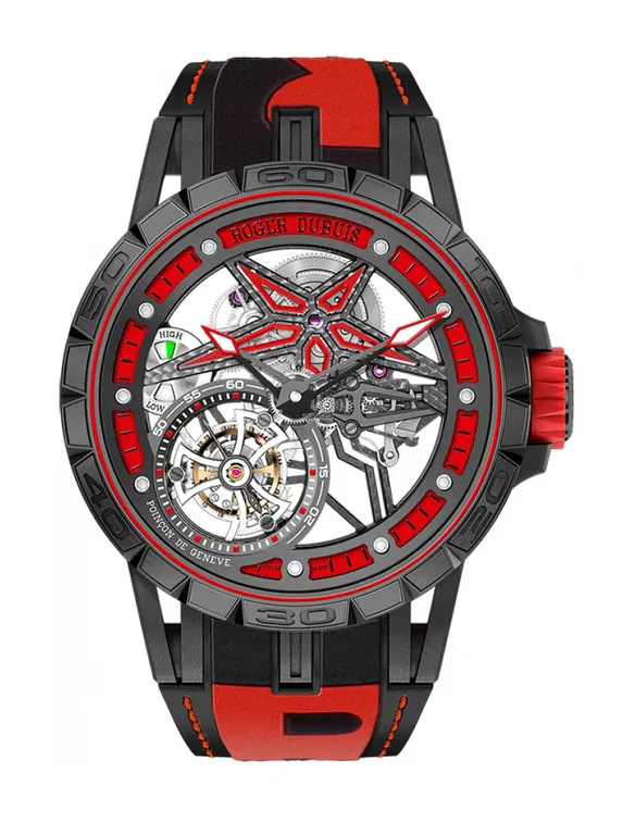 ROGER DUBUIS Excalibur Spider PitStop ?C Single Flying Tourbillon 45mm Titanium