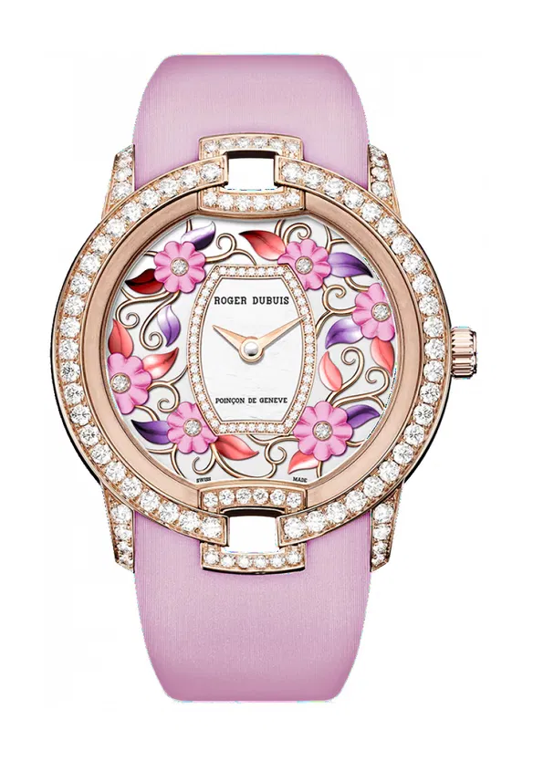 ROGER DUBUIS Velvet Blossom Velvet Pink ?C Rose Gold 36mm