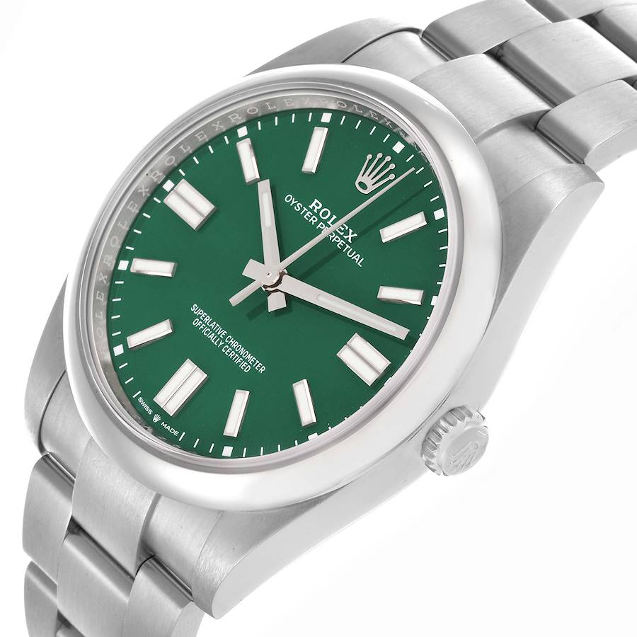 Oyster Perpetual 126000 36mm VSF 1:1 Best Edition 904L Steel Green Dial on SS Bracelet VS3235